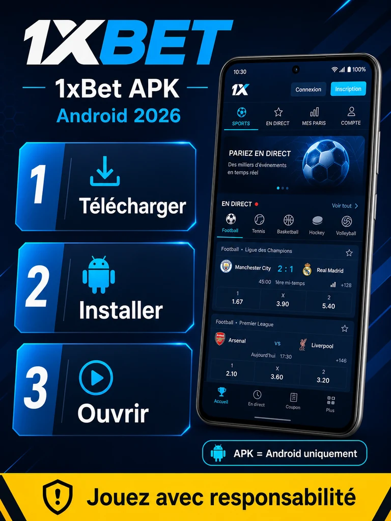 Version history of the 1xBet APK app